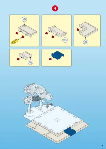 Bauanleitungen Playmobil 4461-A - Futterstation (5)