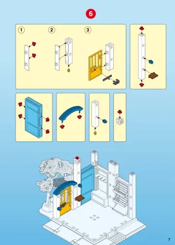 Notices de montage Playmobil 4461-A - Local stockage aliments pour animaux (7)