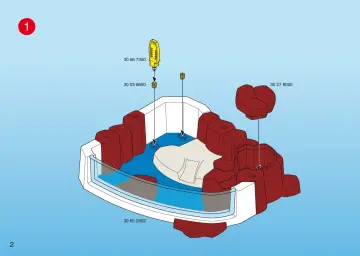 Bauanleitungen Playmobil 4462-A - Pinguinbecken mit Nisthöhle (2)