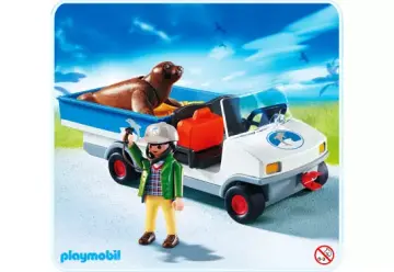 Playmobil 4464-A - Véhicule de transport avec phoque