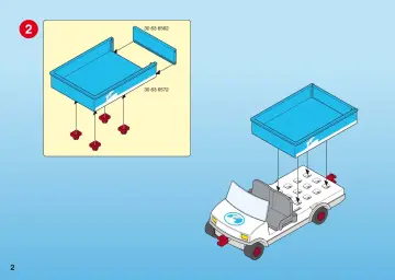Notices de montage Playmobil 4464-A - Véhicule de transport avec phoque (2)