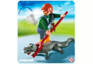 Playmobil 4465-A - Tierpfleger mit Kaiman