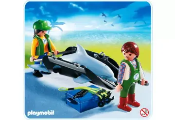 Playmobil 4466-A - Tierpfleger mit Delfin