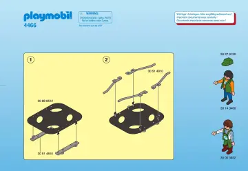 Bauanleitungen Playmobil 4466-A - Tierpfleger mit Delfin (1)