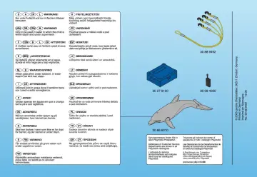 Bauanleitungen Playmobil 4466-A - Tierpfleger mit Delfin (2)