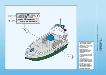 Bauanleitungen Playmobil 4471-A - Zollschiff (8)