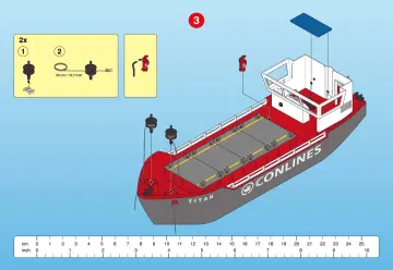 Bauanleitungen Playmobil 4472-A - Großes Frachtschiff (4)