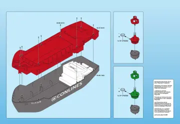 Bauanleitungen Playmobil 4472-A - Großes Frachtschiff (11)
