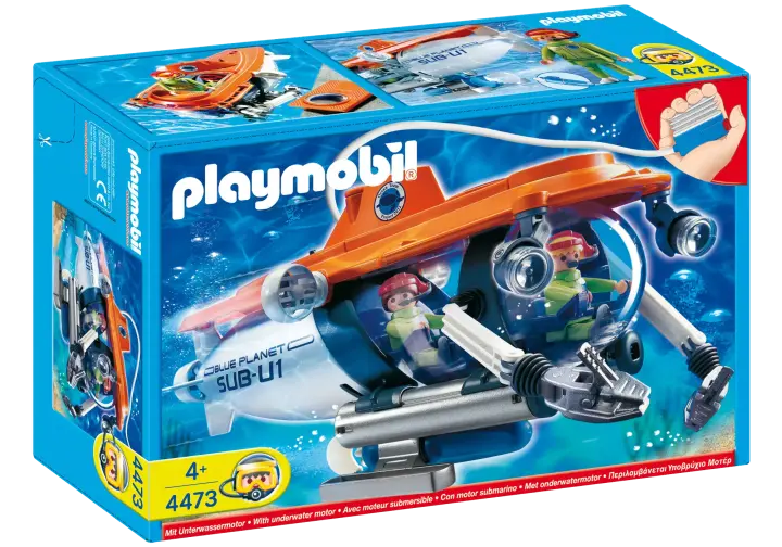 Playmobil 4473-A - Sous-marin de recherche - BOX