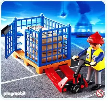 Playmobil 4474-A - Hubwagen mit Gitterbox