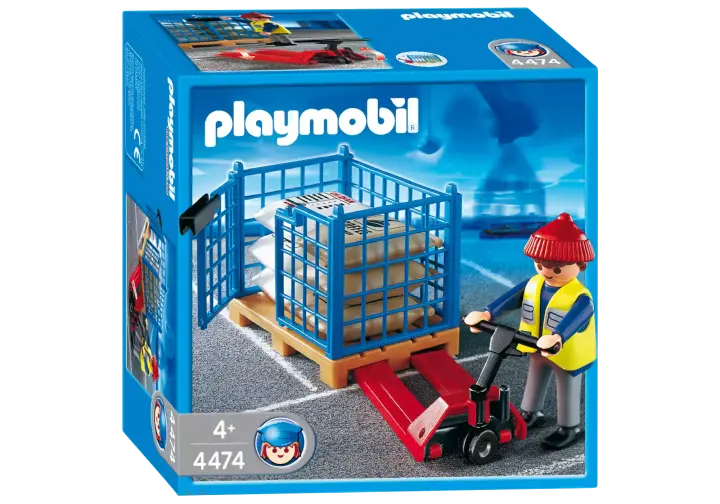 Playmobil 4474-A - Docker avec transpalette - BOX