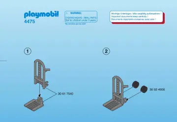 Notices de montage Playmobil 4475-A - Docker avec chariot (1)