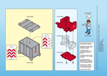 Notices de montage Playmobil 4476-A - Docker avec élévateur (4)