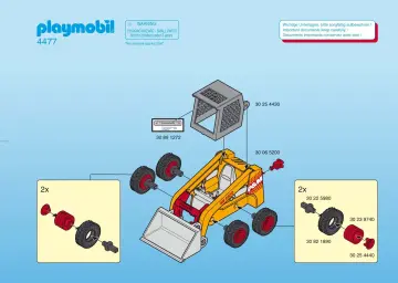 Notices de montage Playmobil 4477-A - Docker / tracteur "dumper" (1)