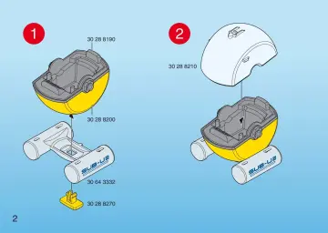 Notices de montage Playmobil 4478-A - Explorateur avec cloche de plongée (2)