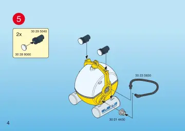 Notices de montage Playmobil 4478-A - Explorateur avec cloche de plongée (4)