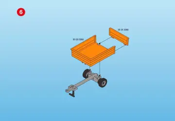 Notices de montage Playmobil 4486-A - Jardinier / tracteur / remorque (7)