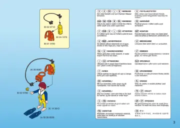 Bauanleitungen Playmobil 4488-A - Taucher im Tropenriff (3)
