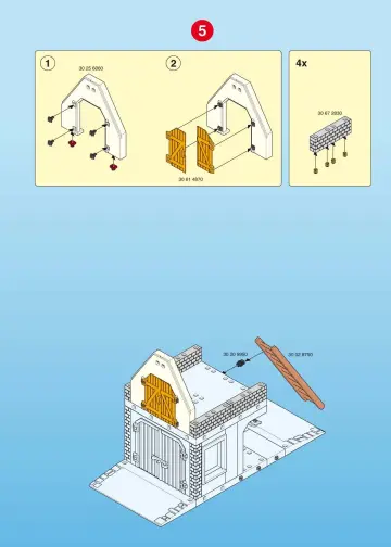 Bauanleitungen Playmobil 4490-A - Großer Bauernhof (5)