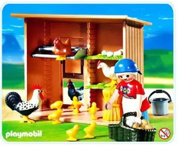 Playmobil 4492-A - Fermiere / poulailler