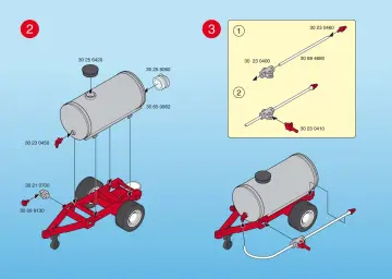 Notices de montage Playmobil 4494-A - Fermier / vache / réservoir (2)