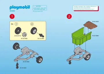 Bauanleitungen Playmobil 4495-A - Tierarzt mit Schweinchen (1)