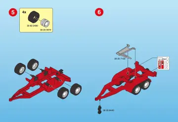 Bauanleitungen Playmobil 4496-A - Großer Traktor mit Anhänger (5)