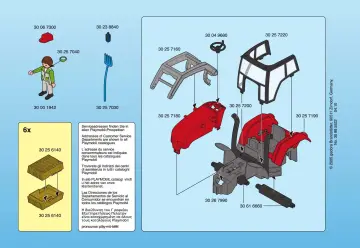 Notices de montage Playmobil 4496-A - Grand tracteur avec remorque (8)