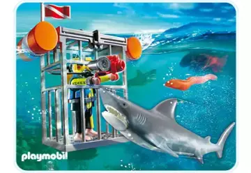 Playmobil 4500-A - Plongeur avec requin