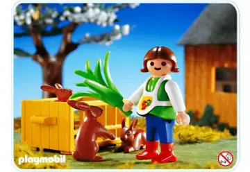 Playmobil 4529-A - Fillette et les lapins