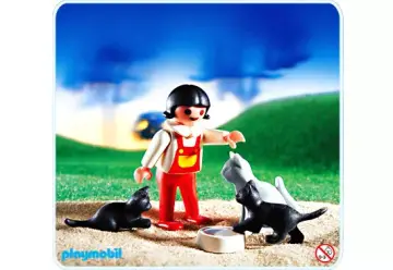 Playmobil 4605-A - Mädchen/Katzen