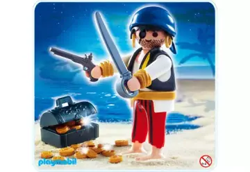 Playmobil 4662-A - Pirate / coffre au trésor