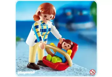 Playmobil 4668-A - Mama mit Babyschale