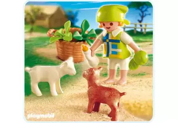 Playmobil 4674-A - Mädchen mit Zicklein