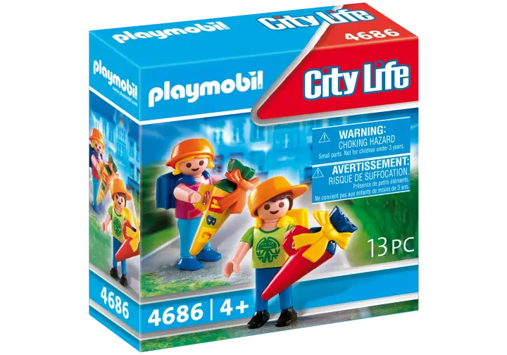 Playmobil 4686 - Child's First Day at School - BOX