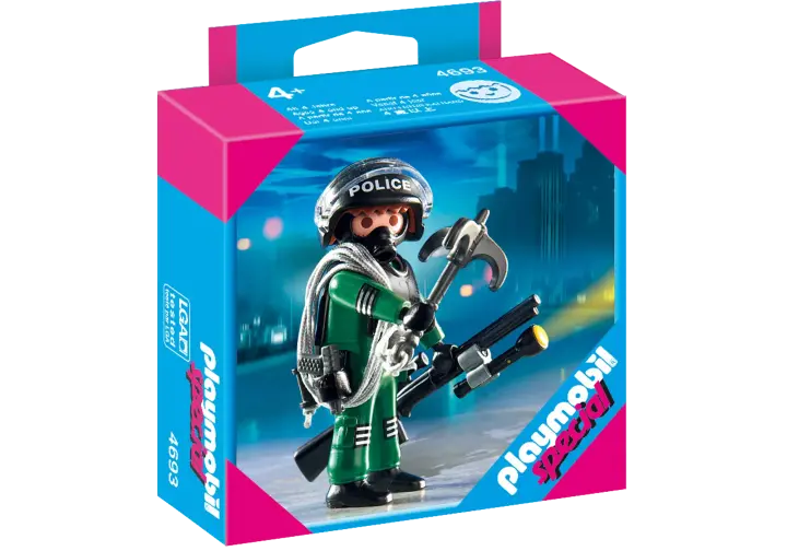 Playmobil 4693-A - Policier unité spéciale - BOX