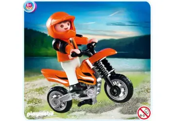 Playmobil 4698-A - Enfant et motocross