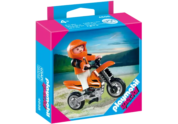 Playmobil 4698-A - Kinder-Motocross - BOX