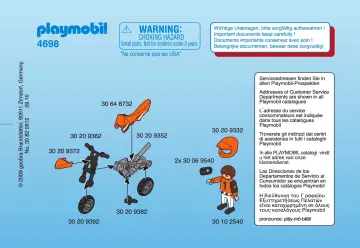 Bauanleitungen Playmobil 4698-A - Kinder-Motocross (1)