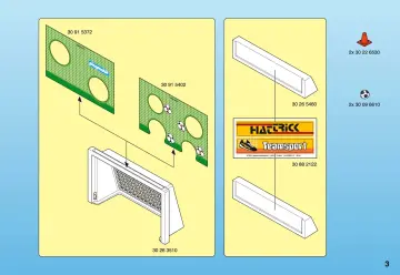 Notices de montage Playmobil 4701-A - Joueurs de football / but d’entraînement (3)