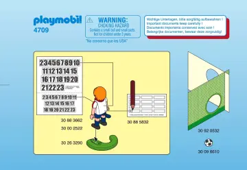 Notices de montage Playmobil 4709-A - Joueur anglais (1)