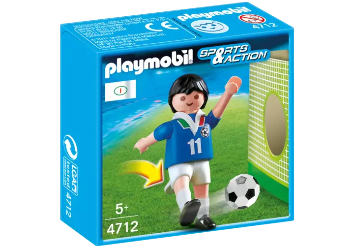 Playmobil 4712-A - Joueur de football d`Italie - BOX