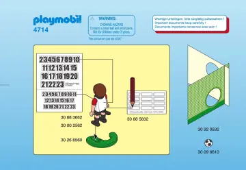 Bauanleitungen Playmobil 4714-A - Fußballspieler Österreich (1)