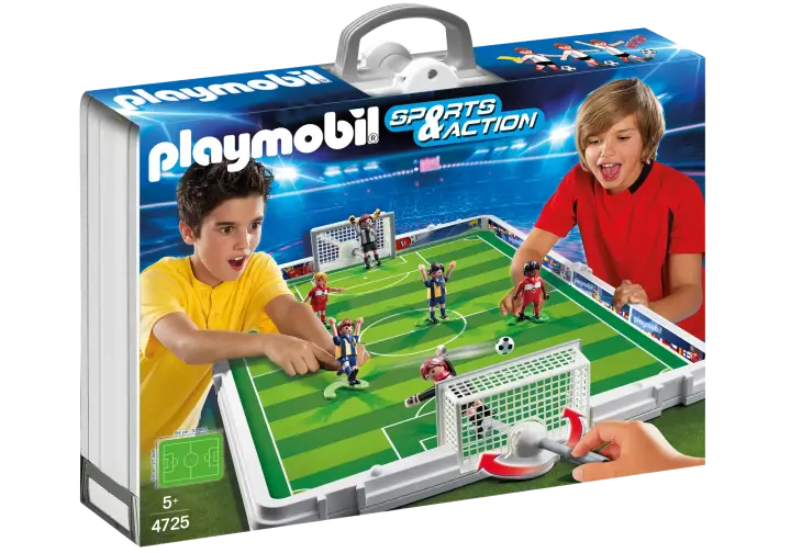 Playmobil 4725-A - Große Fußball-Arena im Klappkoffer - BOX