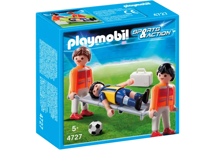 Playmobil 4727-A - Sanitäter mit Verletztem - BOX