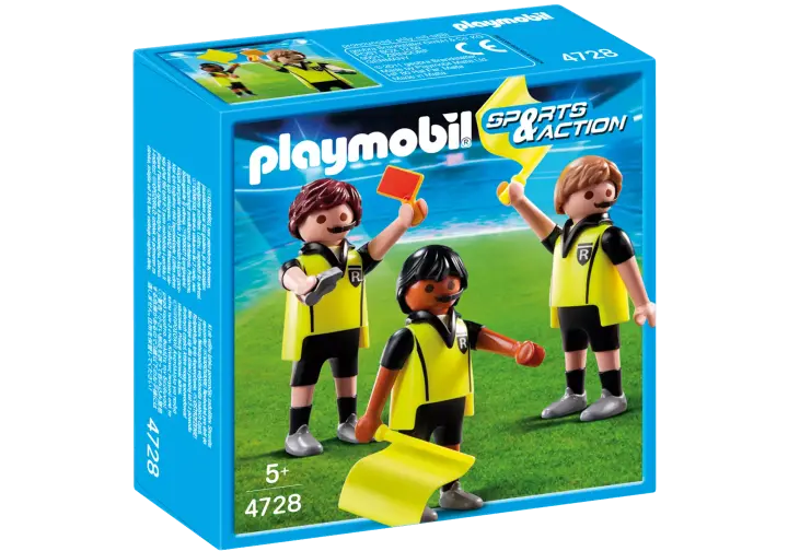 Playmobil 4728-A - Schiedsrichter mit Assistenten - BOX