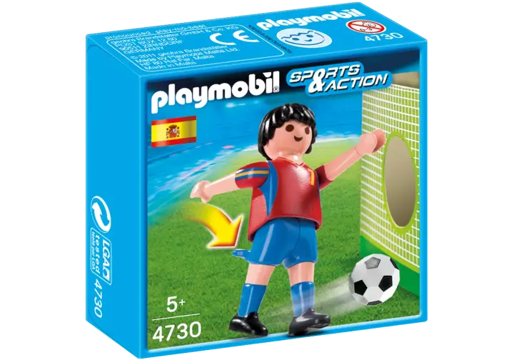 Playmobil 4730-A - Fußballspieler Spanien - BOX