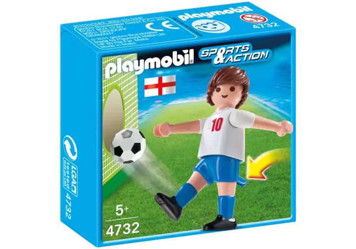 Playmobil 4732-A - Fußballspieler England - BOX