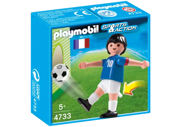 Playmobil 4733-A - Fußballspieler Frankreich - BOX