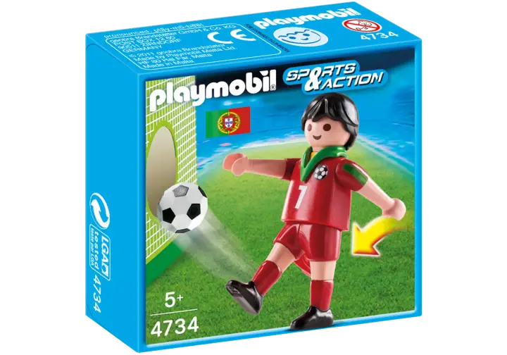 Playmobil 4734-A - Fußballspieler Portugal - BOX